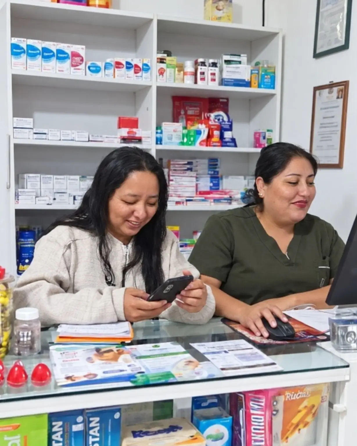 Atención y orientación a participantes dentro de Consulfarma